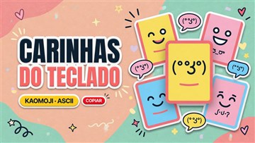Carinhas do teclado e Lenny Face para copiar e colar