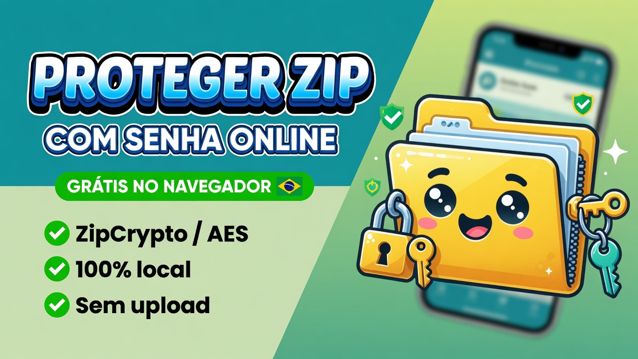 Proteger ZIP com senha online grátis