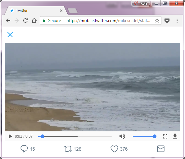 Salvar vídeos no Twitter Chrome
