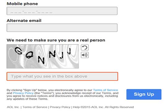 Ultimo passo aol mail pt004
